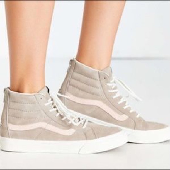 Vans Shoes - Vans sk8 Hi tops taupe suede